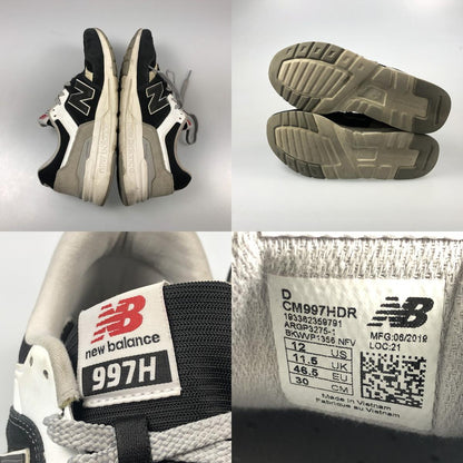 【中古】NEW BALANCE | ニューバランス スニーカー CM997HDR ブラック 30cm