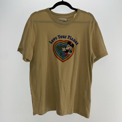 【中古】COACH | コーチ 半袖Ｔシャツ CH384 ベージュ サイズ：L