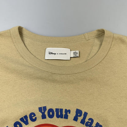 【中古】COACH | コーチ 半袖Ｔシャツ CH384 ベージュ サイズ：L