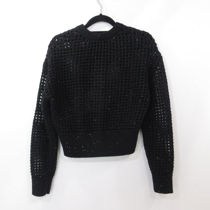 【中古】URBAN RESEARCH | アーバンリサーチ スパンコールメッシュニットカーディガン カーディガン UR47-22X010 ブラック
