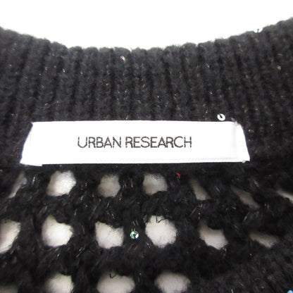 【中古】URBAN RESEARCH | アーバンリサーチ スパンコールメッシュニットカーディガン カーディガン UR47-22X010 ブラック
