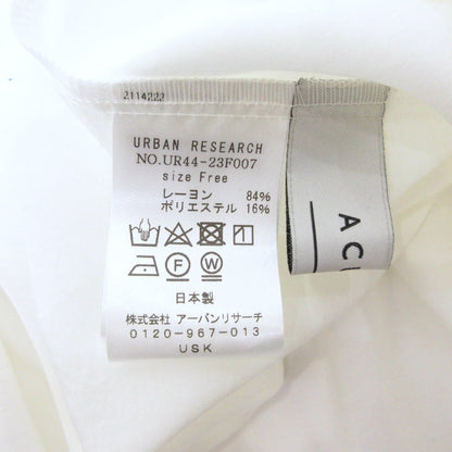 【中古】URBAN RESEARCH | アーバンリサーチ ブロードカラーレスブラウス ブラウス UR44-23F007 ホワイト