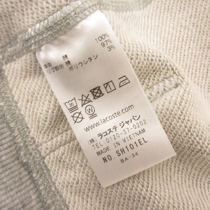 【中古】LACOSTE | ラコステ プレミアムコットンジップスウェットパーカ パーカー SH101EL グレー サイズ：M