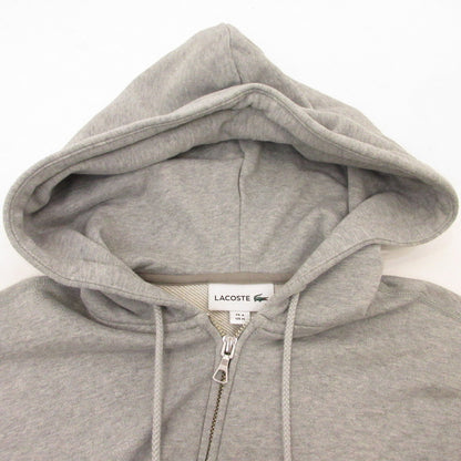 【中古】LACOSTE | ラコステ プレミアムコットンジップスウェットパーカ パーカー SH101EL グレー サイズ：M