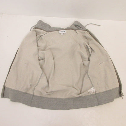 【中古】LACOSTE | ラコステ プレミアムコットンジップスウェットパーカ パーカー SH101EL グレー サイズ：M