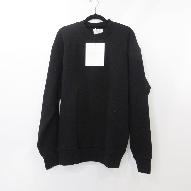 【中古】FLISTFIA | フリストフィア Loose Fit Crew Neck Sweat スウェット SN02016 ブラック サイズ：2