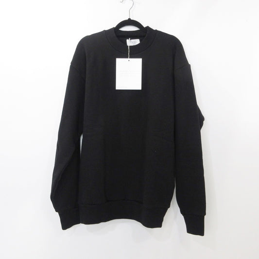 【中古】FLISTFIA | フリストフィア Loose Fit Crew Neck Sweat スウェット SN02016 ブラック サイズ：2