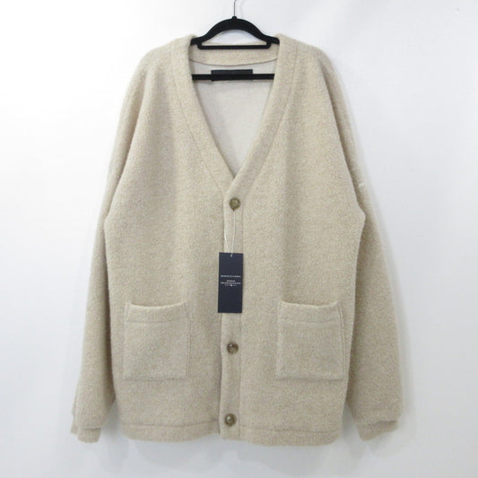 【中古】RESOUND CLOTHING | リサウンドクロージング ANGOLA BOA PILE CARDIGAN カーディガン RC30-C-006 ベージュ サイズ：3