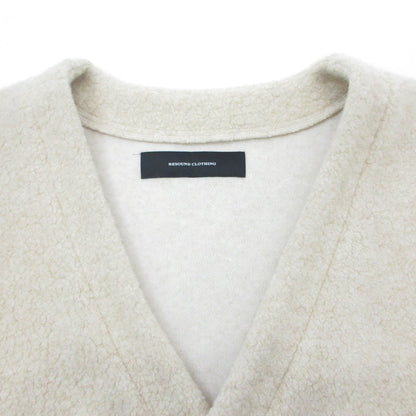 【中古】RESOUND CLOTHING | リサウンドクロージング ANGOLA BOA PILE CARDIGAN カーディガン RC30-C-006 ベージュ サイズ：3