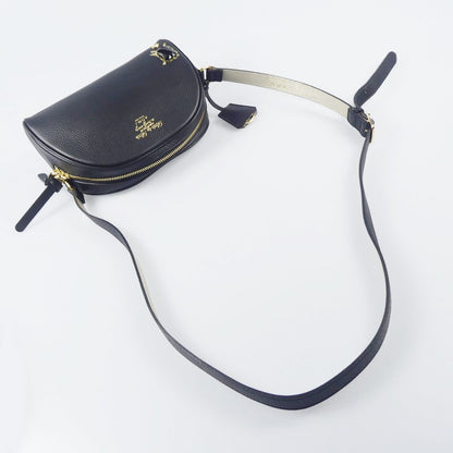 【中古】A.D.M.J | エーディーエムジェイ エメラルドカットクリスタルラウンド ショルダーバッグ 23SC1201SSV ブラック
