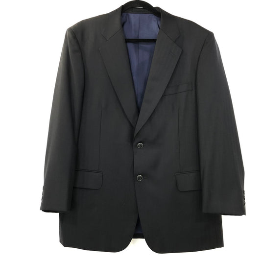 【中古】 DORMEUIL AMADEUS SUPER 100's セットアップ スリーピース ブラック