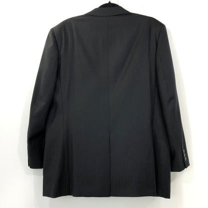 【中古】 DORMEUIL AMADEUS SUPER 100's セットアップ スリーピース ブラック