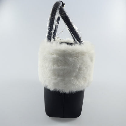 【中古】Lily Brown | リリーブラウン エコファー切り替えトート ハンドバッグ LWGB249007 2024A/W アイボリー