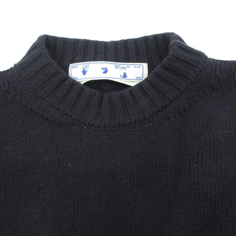 【中古】OFF-WHITE | オフホワイト COLOR BLOCK KNIT CREWNECK セーター OMHE048E20KNI001 マルチカラー サイズ：XS