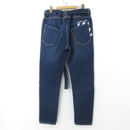 【中古】OFF-WHITE | オフホワイト デニムパンツ OMYA005S19C30025 ネイビー