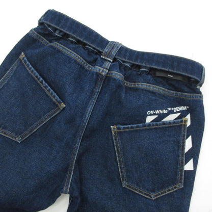 【中古】OFF-WHITE | オフホワイト デニムパンツ OMYA005S19C30025 ネイビー