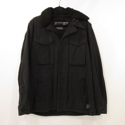【中古】STUSSY | ステューシー M-65 ミリタリージャケット 94974 AUTHENTIC OUTER GEAR ブラック サイズ：M