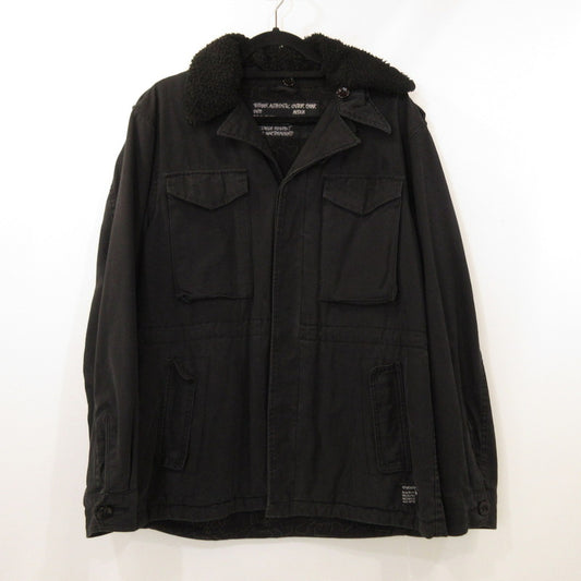 【中古】STUSSY | ステューシー M-65 ミリタリージャケット 94974 AUTHENTIC OUTER GEAR ブラック サイズ：M