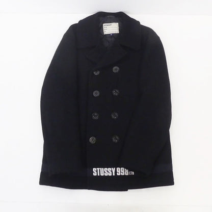 【中古】STUSSY | ステューシー ピーコート ブラック サイズ：L