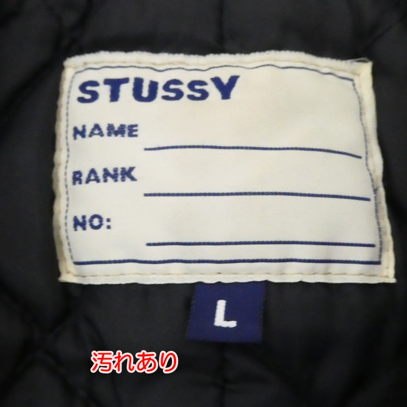 【中古】STUSSY | ステューシー ピーコート ブラック サイズ：L