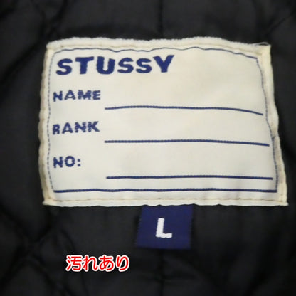 【中古】STUSSY | ステューシー ピーコート ブラック サイズ：L