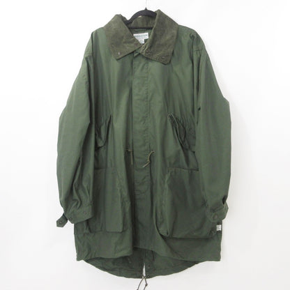 【中古】SASSAFRAS | ササフラス Digs Crew Coat モッズコート オリーブ サイズ：M