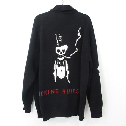 【中古】Fucking Awesome | ファッキングオーサム COWICHAN CARDIGAN ブルゾン ブラック サイズ：L