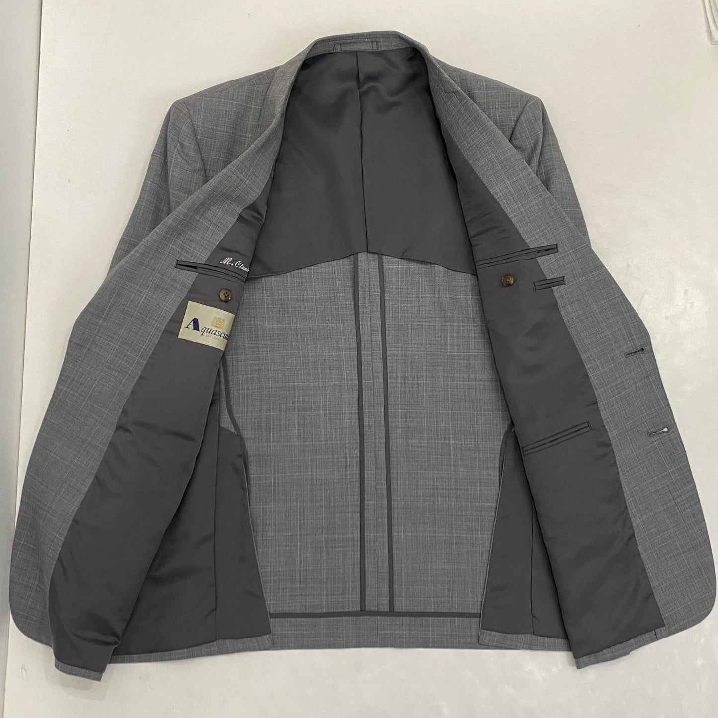 【中古】Aquascutum | アクアスキュータム セットアップ 6688116 ｻｲｽﾞ:100BB5 グレー
