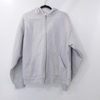 【中古】LOS ANGELES APPAREL | ロスアンジェルスアパレル 14OZ HEAVY FLEECE ZIP UP HOODED パーカー グレー サイズ：M