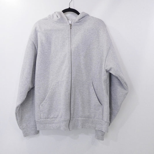 【中古】LOS ANGELES APPAREL | ロスアンジェルスアパレル 14OZ HEAVY FLEECE ZIP UP HOODED パーカー グレー サイズ：M