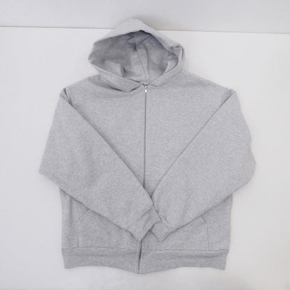 【中古】LOS ANGELES APPAREL | ロスアンジェルスアパレル 14OZ HEAVY FLEECE ZIP UP HOODED パーカー グレー サイズ：M