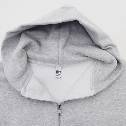 【中古】LOS ANGELES APPAREL | ロスアンジェルスアパレル 14OZ HEAVY FLEECE ZIP UP HOODED パーカー グレー サイズ：M