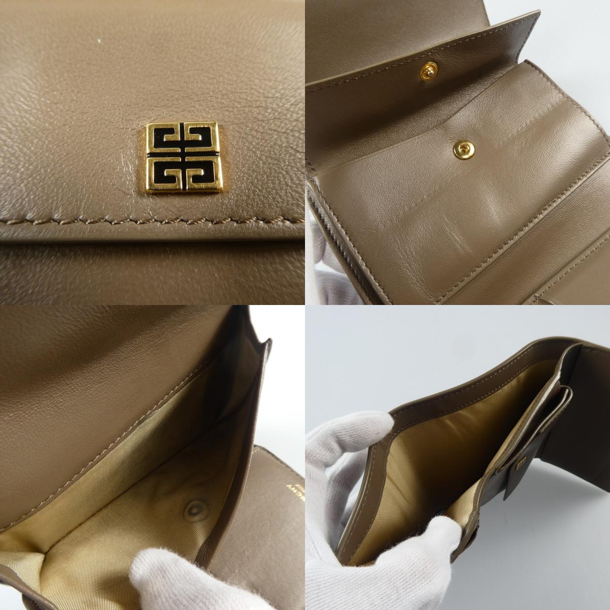 【中古】GIVENCHY | ジバンシィ 4G MEDIUM FLAP WALLET 三つ折り財布 BB60MNB20A