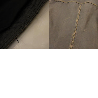 【中古】ZARA | ザラ ヴィンテージ加工レザーダブルライダース レザー 5388/301/700 ブラウン サイズ：M