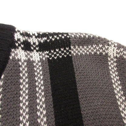 【中古】FRED PERRY | フレッドペリー TARTAN PANEL SWEATER セーター K4569/102 ブラック サイズ：S