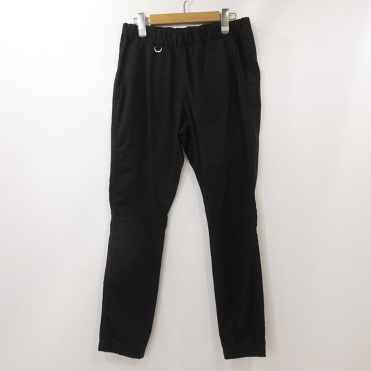 【中古】uniform experiment | ユニフォームエクスペリメント STRETCH GABARDINE SLIM FIT SLACKS その他ボトムス UE-170038 ブラック サイズ：1