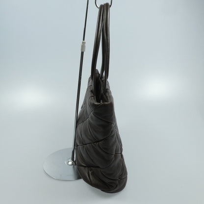 【中古】Dakota | ダコタ レザーキルティング トートバッグ ブラウン