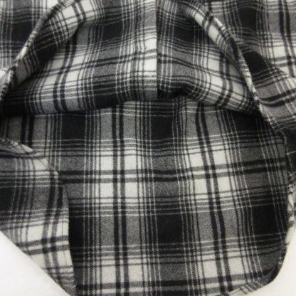 【中古】DSQUARED2 | ディースクエアード ICON オンブレチェックウールシャツ 長袖シャツ S79DL0036 ブラック サイズ：44