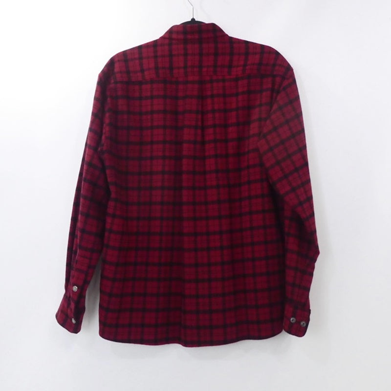 【中古】THE NORTH FACE | ザ・ノースフェイス Brushwood Wool Shirt 長袖シャツ NR62230 レッド サイズ：M