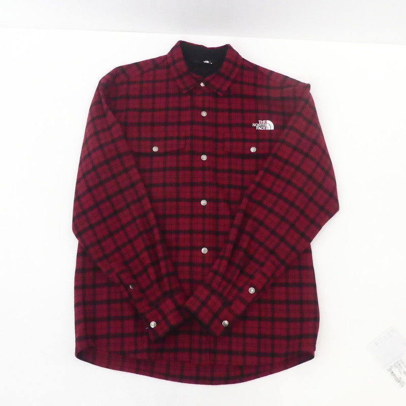 【中古】THE NORTH FACE | ザ・ノースフェイス Brushwood Wool Shirt 長袖シャツ NR62230 レッド サイズ：M
