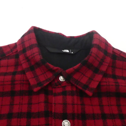 【中古】THE NORTH FACE | ザ・ノースフェイス Brushwood Wool Shirt 長袖シャツ NR62230 レッド サイズ：M