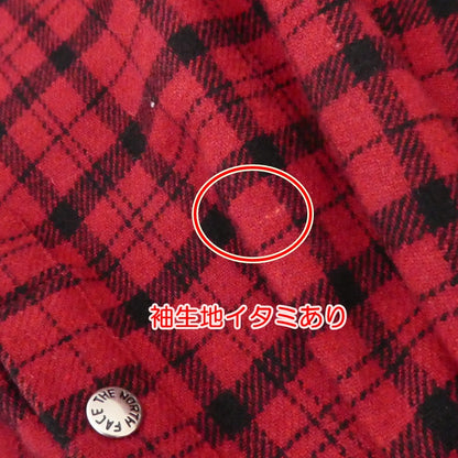 【中古】THE NORTH FACE | ザ・ノースフェイス Brushwood Wool Shirt 長袖シャツ NR62230 レッド サイズ：M