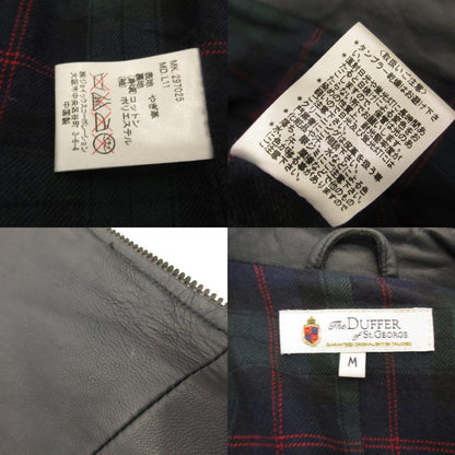 The DUFFER of ST.GEORGE | The Duffer of St. George Goatskin Double Riders Leather 297025 Navy Size: M