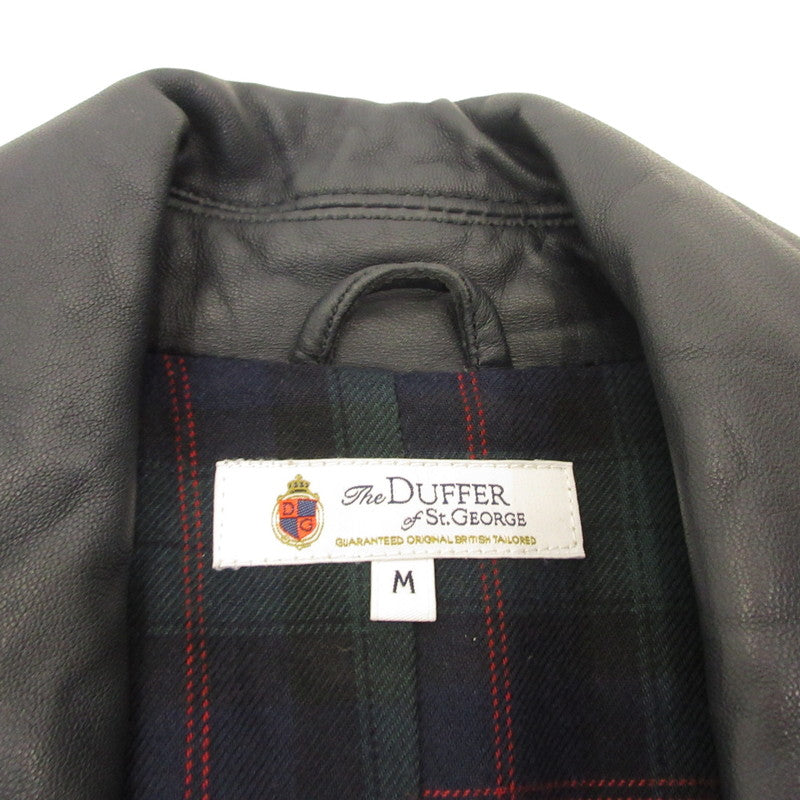 The DUFFER of ST.GEORGE | The Duffer of St. George Goatskin Double Riders Leather 297025 Navy Size: M