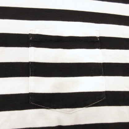 【中古】Graphpaper | グラフペーパー Border S/S Pocket Tee 半袖Ｔシャツ GM201-70149B サイズ：2