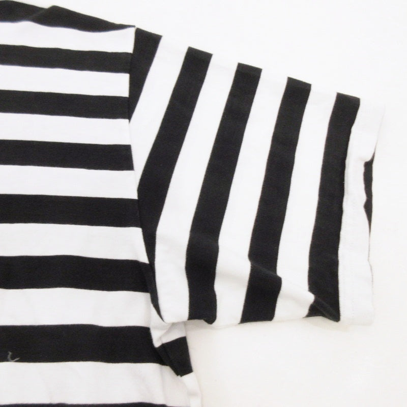 【中古】Graphpaper | グラフペーパー Border S/S Pocket Tee 半袖Ｔシャツ GM201-70149B サイズ：2