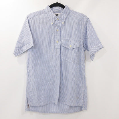 【中古】Engineered Garments | エンジニアードガーメンツ Popover BD Shirt - Seersucker 半袖シャツ サイズ：S