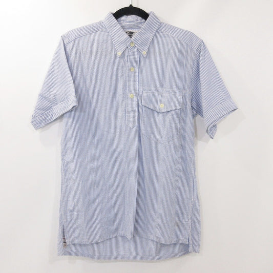 【中古】Engineered Garments | エンジニアードガーメンツ Popover BD Shirt - Seersucker 半袖シャツ サイズ：S