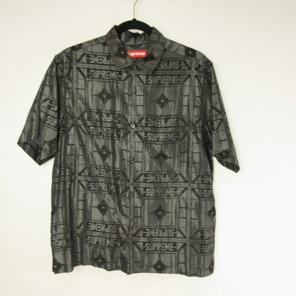 Supreme | Tray Jacquard S/S Shirt Black Size: S