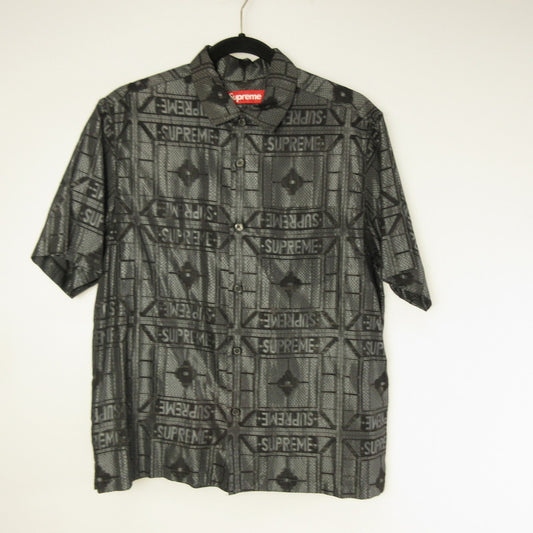 Supreme | シュプリーム Tray Jacquard S/S Shirt 半袖シャツ ブラック サイズ：S